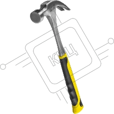 Молоток-гвоздодер STAYER STRIKE 2025-560 560 г цельнометаллический столярный