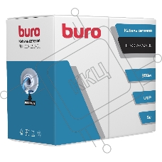 Кабель сетевой Buro BU-CCA-050-BL UTP 4 пары cat5E solid 0.50мм CCA 305м синий