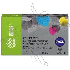 Картридж струйный Cactus CS-EPT7901 79XL черный (59 мл) для Epson WorkForce WF-4630 Pro/WF-4640 Pro/WF-5110 Pro