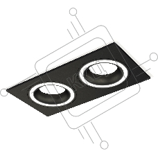 Комплект встраиваемого светильника Ambrella light XC7636040 SBK черный песок MR16 GU5.3 (C7636, N7111)