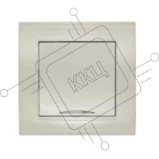 Выключатель 1-кл. СП Бриллиант 10А IP20 с подсветкой сл. кость Universal 7948615