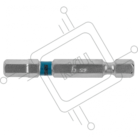 Набор бит GROSS HEX 6x50, сталь S2, 10 шт //GROSS 11465