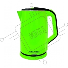 Чайник электрический Willmark WEK-2012PS зеленый/черный, 2.0 л, 2000 Вт
