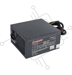 Блок питания Exegate EX220363RUS-S 800PPX RTL, ATX, SC, black, APFC, 14cm, 24p+2*(4+4)p, PCI-E, 4*IDE, 5*SATA, FDD + кабель 220V с защитой от выдергивания