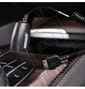 Автозарядка в прикуриватель для SAMSUNG G600/D880 (АЗУ) (5 V, 700 mA) шнур спираль 1.2 м черная REXANT