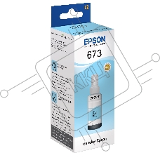 Чернила Epson 673 C13T673598 (аналог C13T67354A) светло-голубой 70мл для Epson L800/L810/L850/L1800