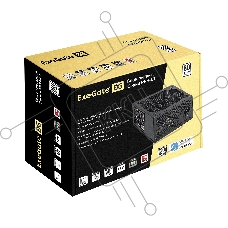 Блок питания 750W ExeGate 80 PLUS 750PPH-LT (ATX, APFC, КПД 82% (80 PLUS), 12cm fan, 24pin, 2x(4+4)pin, 4xPCI-E, 8xSATA, 4xIDE, black, Color Box)