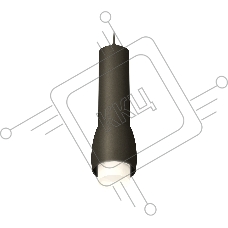 Светильник Ambrella Light XP1142011 SBK/FR черный песок/белый матовый MR16 GU5.3 (A2311, C7456, A2011, C1142, N7170)