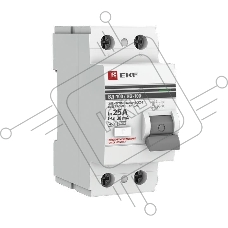 Устройство защитного отключения EKF elcb-2-25-30-em-pro УЗО ВД-100 2P 25А/30мА (электромеханическое) EKF PROxima