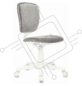 Кресло детское Бюрократ CH-W204NX серый Light-19 крестовина пластик пластик белый