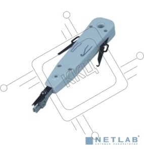 Инструмент ITK  для заделки витой пары, тип Krone с крючками серый