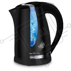 Чайник Centek CT-0040 Black 1.8л, 2200Вт, открывание кнопкой, внутренняя подсветка