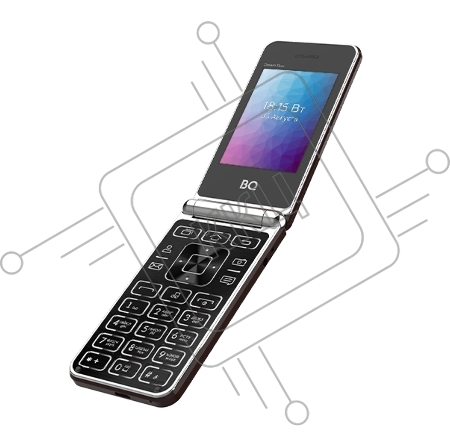 Мобильный телефон BQ 2446 Dream Duo Black. SC6531E, 1, 208MHZ, 32 Mb, 32 Mb, 2G GSM 850/900/1800/1900, Bluetooth Версия 2.1 Экран: 2.4 