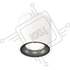 Светильник Ambrella Light XS7531021 SWH/PBK белый песок/черный полированный MR16 GU5.3 (C7531, N7011)