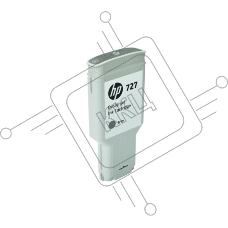 Картридж струйный HP 727 с чернилами фотографического черного цвета для принтеров Designjet, 300 мл