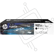 Картридж струйный HP 981X черный увеличенной емкости для HP Color PageWide Ent Flow MFP 586, 566 11000 стр.