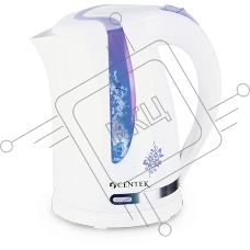 Чайник Centek CT-0040 White 1.8л, 2200Вт, открывание кнопкой, внутренняя подсветка