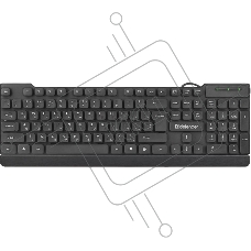 Клавиатура Defender Element HB-190 (45191) проводная, USB, черный