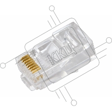 Разъем RJ-45(8P8C) под витую пару, UTP, категория 5e