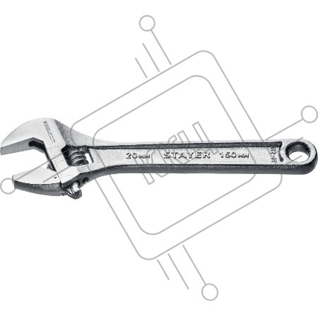 Ключ разводной Stayer MAX-Force, 150 / 20 мм, 2725-15_z01