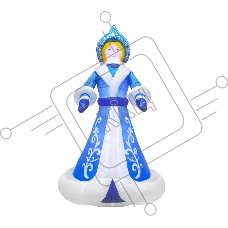 Фигура надувная 3D Neon-night Снегурочка, размер 300см, внутренняя подсветка 9 LED, компрессор с адаптером 12В, IP44