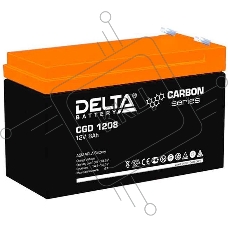 Аккумуляторная батарея Delta CGD 1208 напряжение 12В, емкость 8Ач (151x65x100mm)