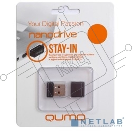 Флэш Диск USB 2.0 QUMO 32GB NANO QM32GUD-NANO-W White