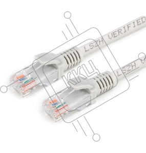 Патч-корд LSZH UTP Cablexpert PP30-0.5M кат.5e, 0.5м, литой, многожильный (серый)