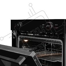 Встраиваемый духовой шкаф Kuppersberg HT 612 Black ШхВхГ: 59.5х59.6х56.5 см, 72 л, А+, гидролизная очистка, черный