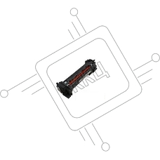 Печь Samsung/HP ML-3310/3710/3750/SL-M3820/3870/4020/4070/SCX-4833/5637/Phaser 3320/WС 3315/3325 (JC91-01024A)
