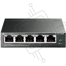 Коммутатор TP-Link 5-Port Gigabit Easy Smart Switch with 4-Port PoE+
