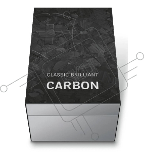 Нож перочинный Victorinox Classic Brilliant Carbon (0.6221.90) 58мм 5функц. черный/серебристый подар.коробка