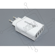 Блок питания (сетевой адаптер) Amperin 4-port USB*5V 2.4A (YDS-TC028-4-0-0), белый