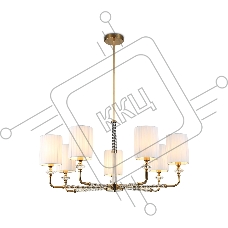 Люстра Ambrella light LH71503/7 BS/FR латунь/белый матовый E14*7 max 40W D840*640