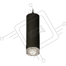 Светильник Ambrella Light XP7456001 SBK/CL черный песок/прозрачный MR16 GU5.3 (A2311, C7456, N7191)