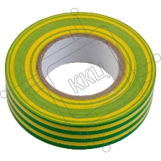 Изолента ПВХ General GIT-15-19-20-YG 0,15*19мм, 20 м, Желто-зеленая, 1/10/200