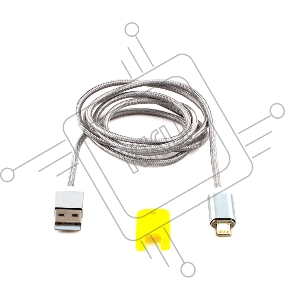 Кабель Cablexpert магнитный USB 2.0 CC-USB2-AMLMM-1M, AM/ iPhone lightning, магнитный кабель, 1м, алюминиевые разъемы, коробка