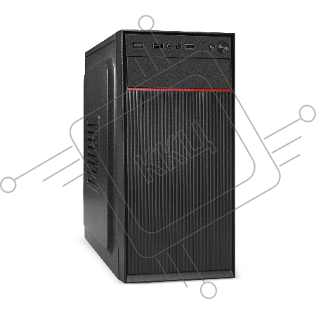 Корпус Minitower ExeGate BAA-113-AAA350 (mATX, БП AAA350 с вент. 8см, 2*USB, аудио, черный)