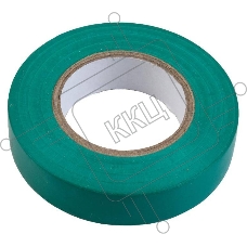 Изолента ПВХ General GIT-15-19-20-G 0,15*19мм, 20 м, Зеленая, 1/10/200