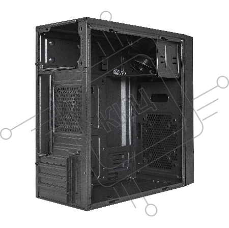 Корпус Minitower ExeGate BAA-113-AAA350 (mATX, БП AAA350 с вент. 8см, 2*USB, аудио, черный)