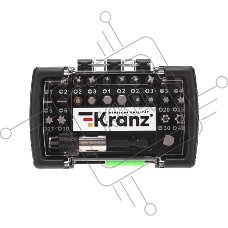 Набор бит Kranz с магнитным держателем, пластиковый кейс, 32 шт