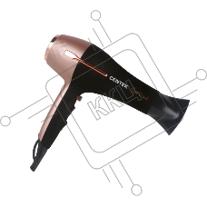 Фен Centek CT-2242 (РОЗОВОЕ ЗОЛОТО+черный) 2000Вт, 2 скорости, 3 режима, холодный обдув, Soft Touch