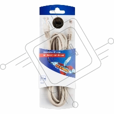 Пaтч-корд U/UTP Rexant, категория 5e, RJ45-RJ45, неэкранированный, PVC серый, 1,5м