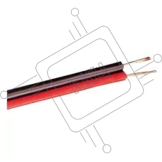 Кабель Stereo 2х0.75 Red/Black бухта (м) PROCONNECT 01-6104-6