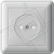 Розетка 1-м СП W59 16А IP20 защ. шторки без заземл. сл. кость SchE RS16-151-28