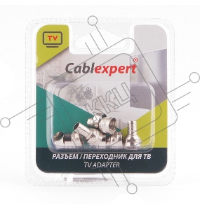 Коннектор Cablexpert F SPL6-03, для кабеля RG6, 5шт