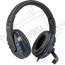 Гарнитура DEFENDER GAMING WARHEAD G-160 BLACK/BLUE 64118
