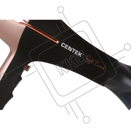 Фен Centek CT-2242 (РОЗОВОЕ ЗОЛОТО+черный)  2200Вт, 2 скорости, 3 режима, холодный обдув, Soft Touch