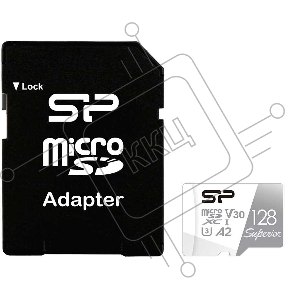 Флеш карта microSD 128GB Silicon Power Superior Pro A2 microSDXC Class 10 UHS-I U3 Colorful 100/80 Mb/s (SD адаптер)