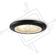 Светильник Ambrella light TN111 BK черный IP44 GU5.3 D93*33
